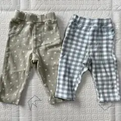 【2枚セット】pairmanon ペアマノン　長ズボン　ボトムス　80サイズ