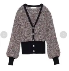 リリーブラウン　カーディガン　ニット　トップス