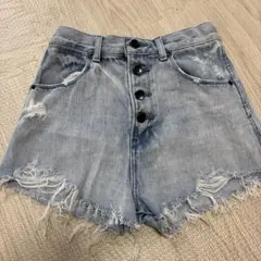 moussy デニムショートパンツ/サイズ1(Sサイズ)