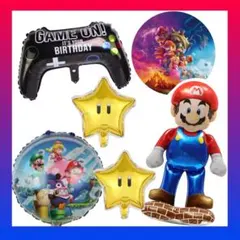 大人気　マリオ　ルイージー　バルーン　お誕生日　飾り　パーティー　誕生日　キッズ