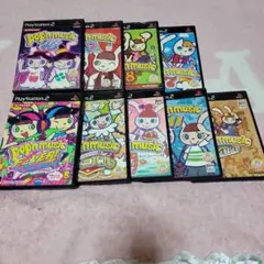 PS2ポップンミュージック(全種まとめ売り9セット)