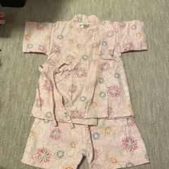 ベビー甚平　ピンク　90