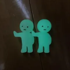 蓄光　小人　2体　フィギュア