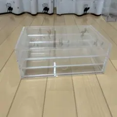 無印良品 重なるクリアケース 横型3段 透明 収納のサムネイル