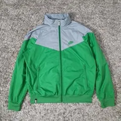 00s 　ナイキ　刺繍ロゴ　160サイズ　ナイロンジャケット　ツートーンカラー