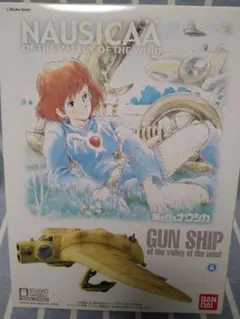 風の谷のナウシカ NAUSICAÄ　ガンシップ　ナウシカ　ジブリ　プラモデルのサムネイル