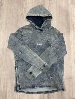 BALR. デニム風フード付きパーカー