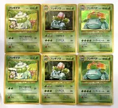 【進化セット】旧裏　フシギバナ　フシギソウ　フシギダネ　６枚セット