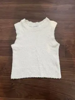 BEAUTY&YOUTH ビューティー＆ユース 白トップス ベスト