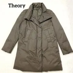 【美品】Theory セオリー ダウンコート レディース　ロング丈