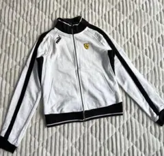【a4017】PUMA フェラーリ 希少 コラボ ジップパーカー 白