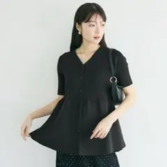 coca ぺプラムニットカーディガンのサムネイル