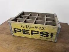 【PEPSI 木箱 ボトルケース】昭和レトロ アンティーク ペプシ ディスプレイのサムネイル