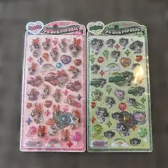 新品 うるちゅるポップシール パワーパフガールズ カミオジャパン 正規品 2枚