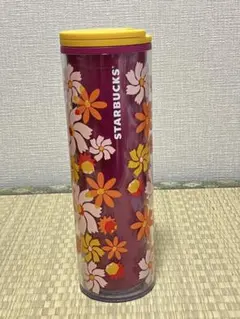 スターバックス 花柄タンブラー