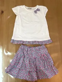 ナルミヤ　セットアップ　100cm love&peace&money