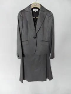 美品　東京スタイル　address　 ストライプ　スーツ セット　グレー