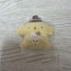 当日発送‼️ サンリオキャラクターズ ふわふわフロッキーマスコット　ポムポムプリン