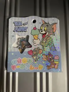 トムとジェリー おはじき シールフレーク キラキラ ラメ トムジェリ