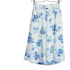 ページボーイ　ワイドパンツ　スカート風　綺麗め　大人　楽ちん　ガウチョパンツ