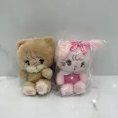 mikko ぬいぐるみ　キーホルダー　ラテ　キャミー　セット