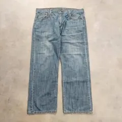 リーバイス569 Levis W34 ワイド バギー 青 古着 ヒゲ 21499 - メルカリ