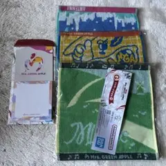 M様専用　Mrs. GREEN APPLE 一番くじ　タオル 3枚セット立体メモ