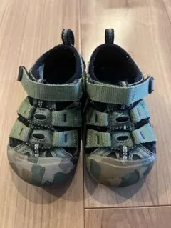 keen カモフラージュ ベビーサンダル 13.5cm