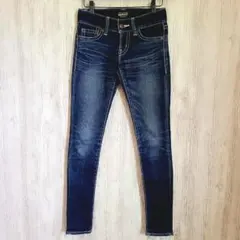 moussy マウジー デニムパンツ 24 インディゴブルー スキニー