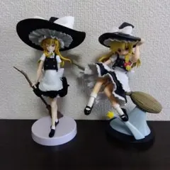 東方プロジェクト　フィギュア　霧雨魔理沙　２体