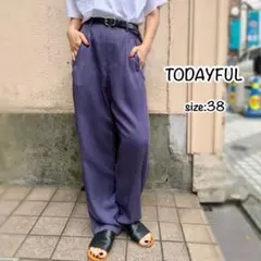 TODAYFUL テーパード ラフ パンツ トゥデイフル ボトムス サイズ38.のサムネイル
