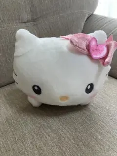 メゾピアノ　キティ　エンジェルほおづえBIGぬいぐるみ