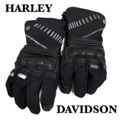 【美品】 ハーレーダビッドソン 純正 バイクグローブ プロテクター入り M相当