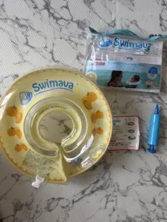 Swimava アヒル柄 浮き輪 レギュラー