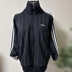 【激レア】美品adidasアディダス トラックジャケット ストライプブラック L