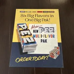 ブリキ看板　ペッツ　PEZ ナンバープレート　アメリカン　ビンテージ　レトロ