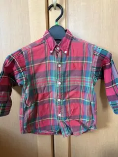 ポロロゴ刺繍入り長袖シャツ