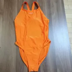 オレンジ 4L フットマーク 競泳型水着 オープンレーサーバック ミドルカットのサムネイル