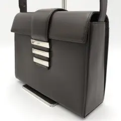 【モンタナ】ハンドバッグ ショルダーバッグ ダークブラウン レザー 2way