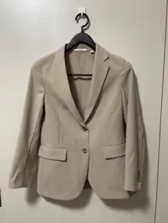 美品 ユニクロ 感動ジャケット ベージュ サイズS