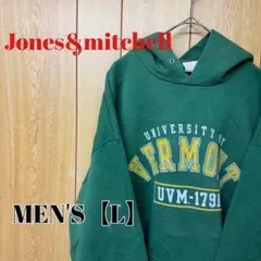 TR111【US輸入】Jones&mitchell　パーカー【メンズL】グリーン