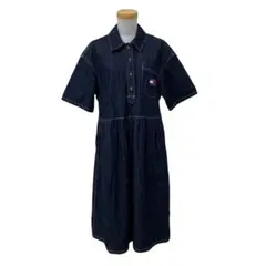 B4 TOMMY jeans デニム ワンピース インディゴ Sのサムネイル