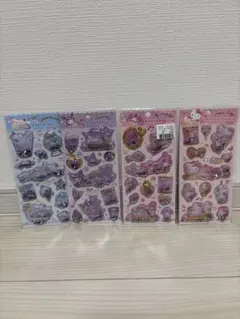 サンリオ キラキラカプセルシール 4枚