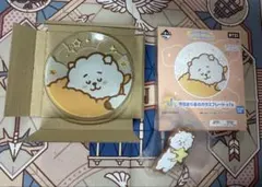 新品 BT21 一番くじ RJガラスプレート＆キーホルダー2点セット