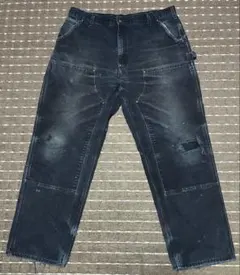 雰囲気最高 carhartt ダブルニーペインターパンツ アメリカ製 40×32