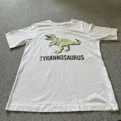 ティラノサウルス スパンコール Tシャツ 【GU】