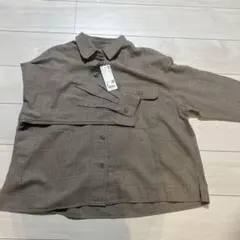 UNIQLO ヘビーフランネルクロップドシャツジャケット（長袖）