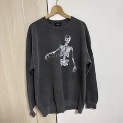 ICE CREAM SKULL SWEAT ミルクボーイ スウェット グレー - メルカリ