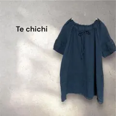 Te chichi テチチ＊レース　シアー　チュニック　ブラウス　ブラック　Mのサムネイル