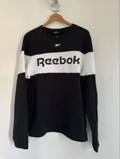 Reebok クルーネック トレーナー ブラック/ホワイト